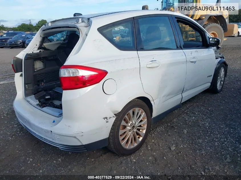 1FADP5AU9GL111463 2016 Ford C-Max Se