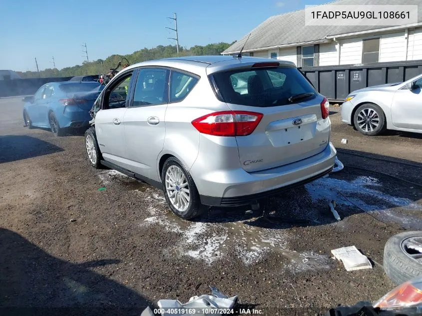 2016 Ford C-Max Hybrid Se VIN: 1FADP5AU9GL108661 Lot: 40519169