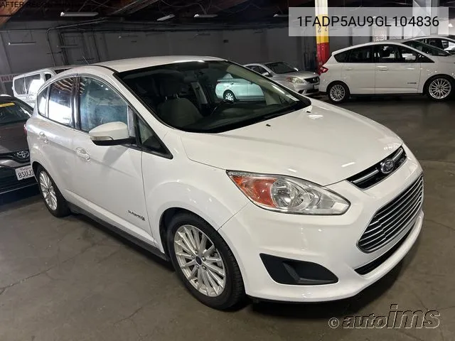 2016 Ford C-Max Se VIN: 1FADP5AU9GL104836 Lot: 40574973