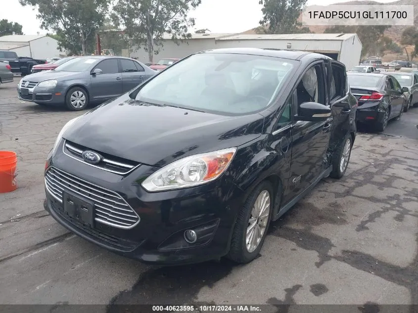 2016 Ford C-Max Premium Sel VIN: 1FADP5CU1GL111700 Lot: 40623595