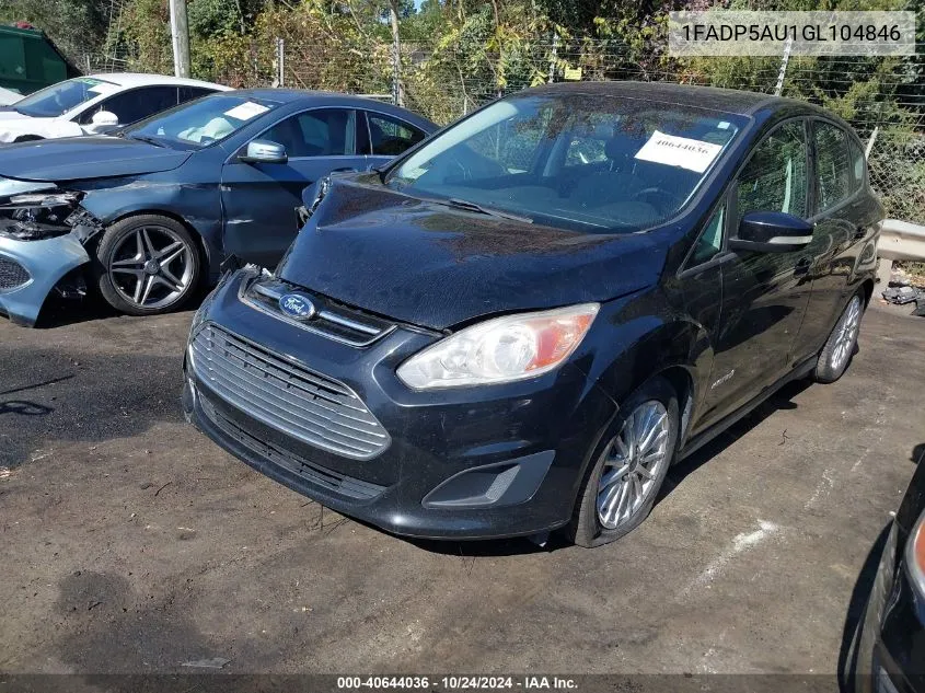 2016 Ford C-Max Hybrid Se VIN: 1FADP5AU1GL104846 Lot: 40644036