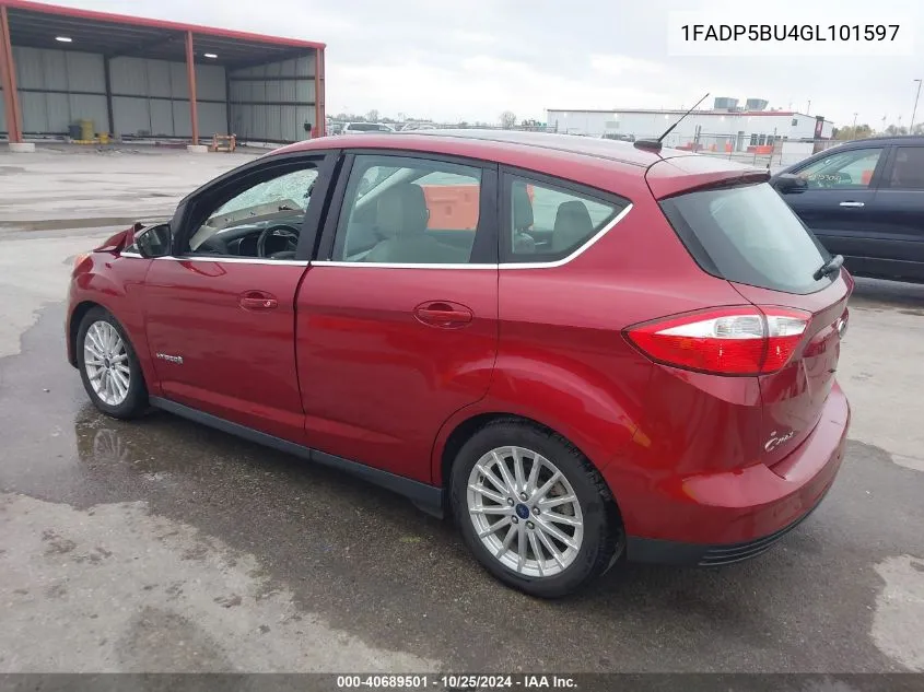 1FADP5BU4GL101597 2016 Ford C-Max Hybrid Sel