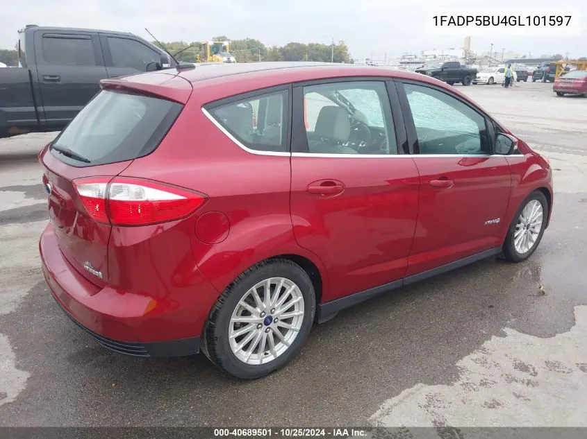 1FADP5BU4GL101597 2016 Ford C-Max Hybrid Sel