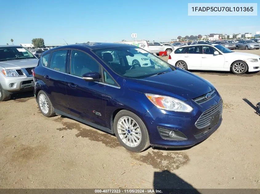 2016 Ford C-Max Energi Sel VIN: 1FADP5CU7GL101365 Lot: 40772323