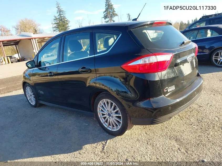 2016 Ford C-Max Energi Sel VIN: 1FADP5CU2GL117330 Lot: 40813627