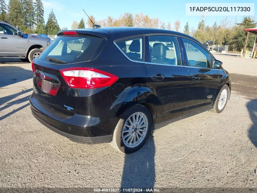 2016 Ford C-Max Energi Sel VIN: 1FADP5CU2GL117330 Lot: 40813627