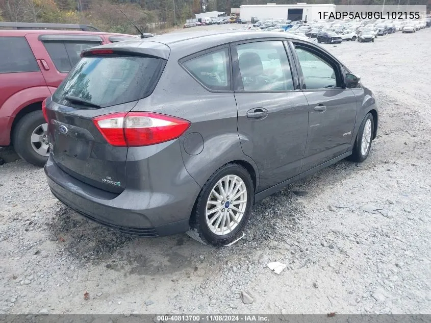 1FADP5AU8GL102155 2016 Ford C-Max Hybrid Se