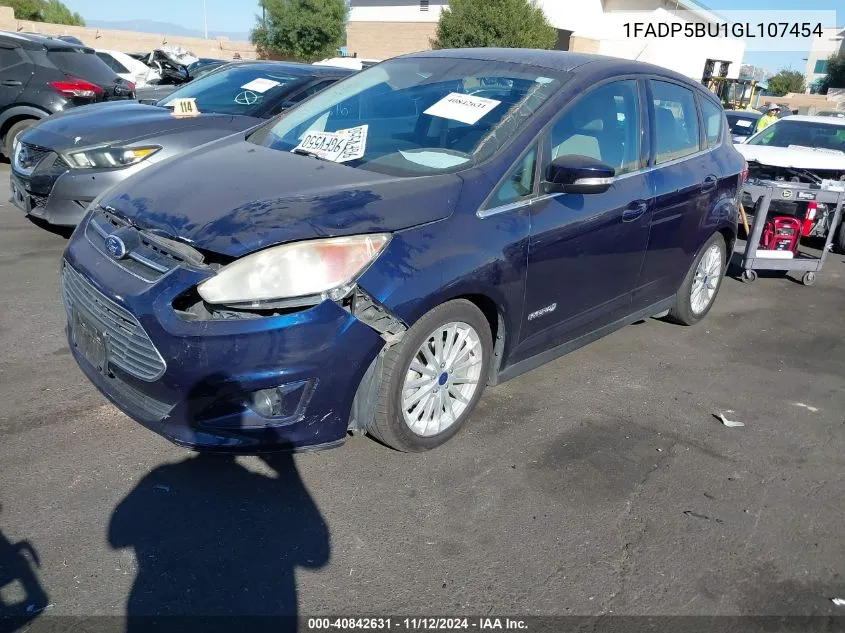 2016 Ford C-Max Hybrid Sel VIN: 1FADP5BU1GL107454 Lot: 40842631