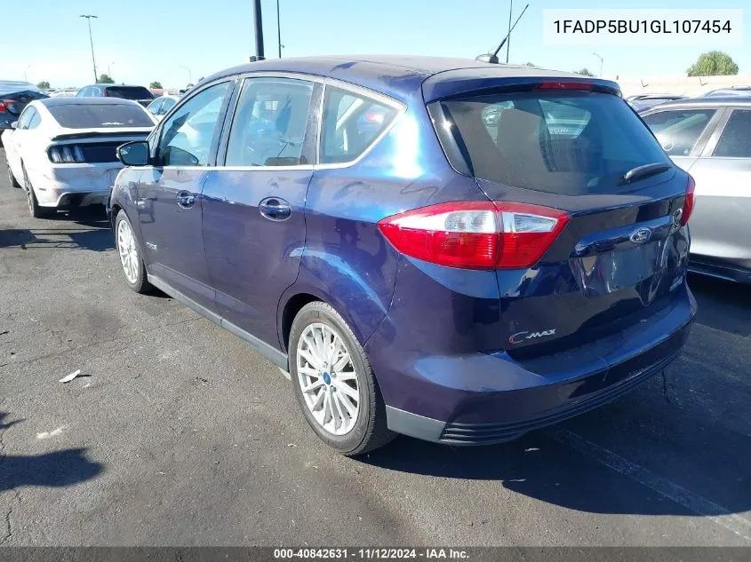 2016 Ford C-Max Hybrid Sel VIN: 1FADP5BU1GL107454 Lot: 40842631