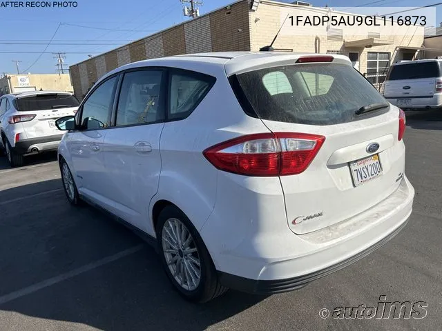 2016 Ford C-Max Se VIN: 1FADP5AU9GL116873 Lot: 40868967