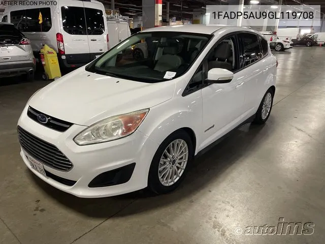 2016 Ford C-Max Hybrid Se VIN: 1FADP5AU9GL119708 Lot: 40871126