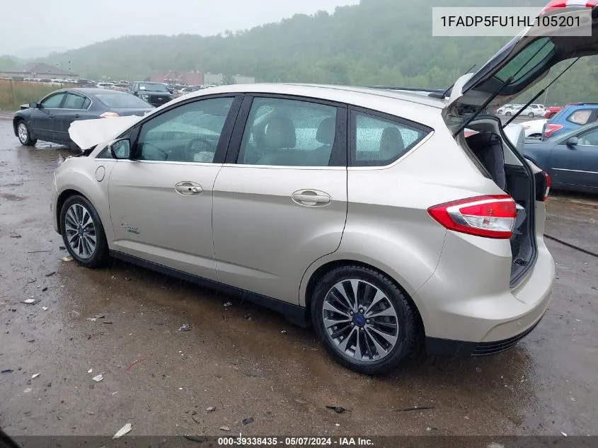 1FADP5FU1HL105201 2017 Ford C-Max Energi Titanium