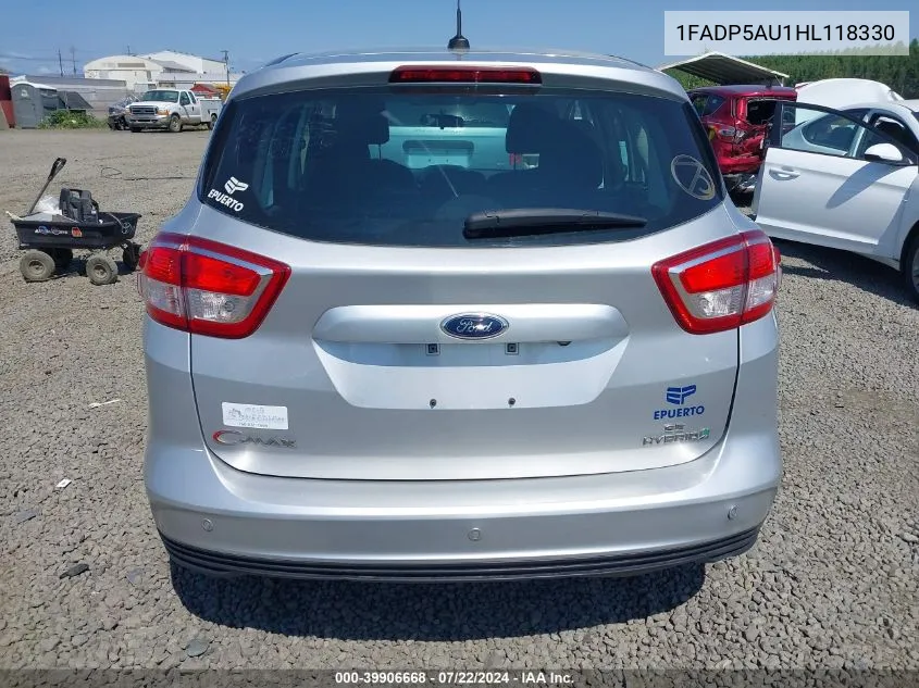 2017 Ford C-Max Hybrid Se VIN: 1FADP5AU1HL118330 Lot: 39906668