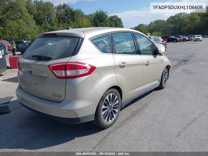 1FADP5DUXHL106608 2017 Ford C-Max Hybrid Titanium