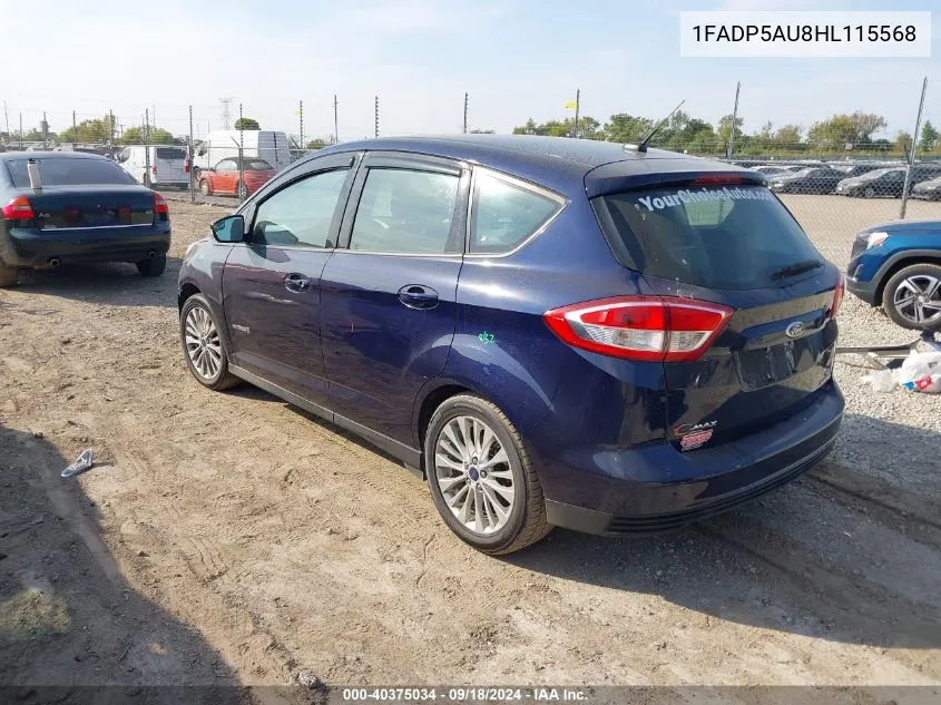 1FADP5AU8HL115568 2017 Ford C-Max Hybrid Se