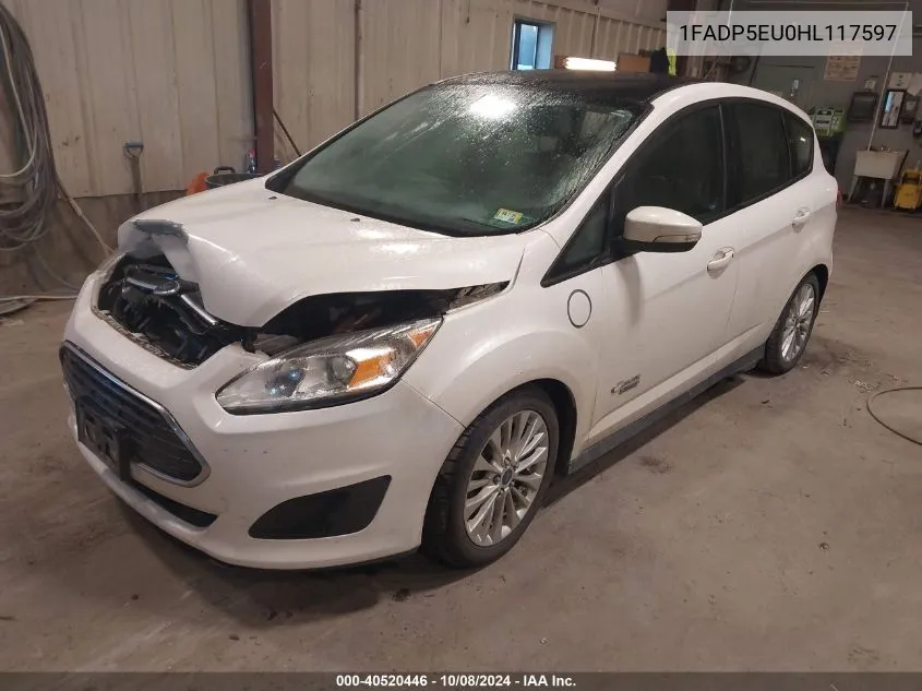 2017 Ford C-Max Se VIN: 1FADP5EU0HL117597 Lot: 40520446