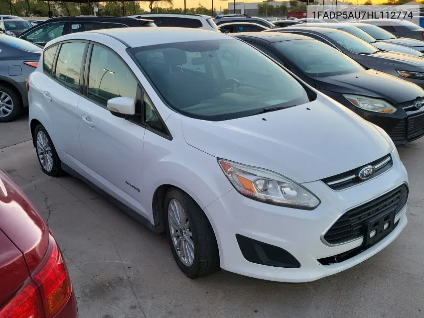 2017 Ford C-Max Hybrid Se VIN: 1FADP5AU7HL112774 Lot: 40613816