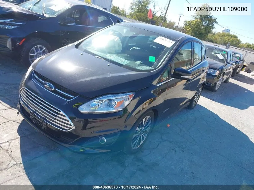 2017 Ford C-Max Hybrid Titanium VIN: 1FADP5DU7HL109000 Lot: 40636573