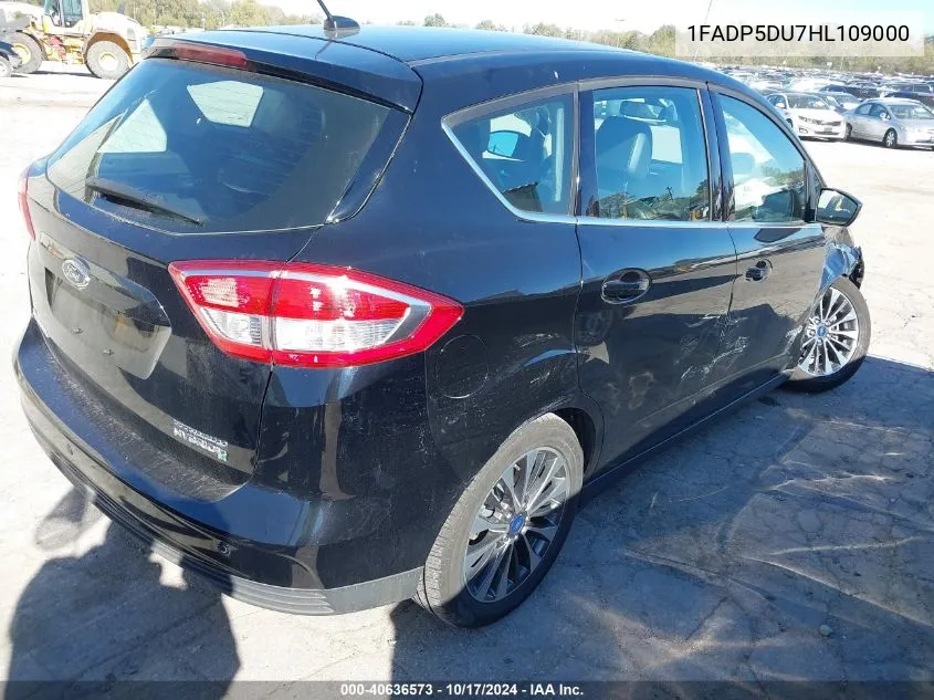 2017 Ford C-Max Hybrid Titanium VIN: 1FADP5DU7HL109000 Lot: 40636573