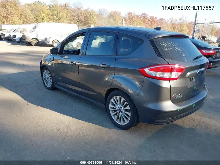 2017 Ford C-Max Energi Se VIN: 1FADP5EUXHL117557 Lot: 40756005