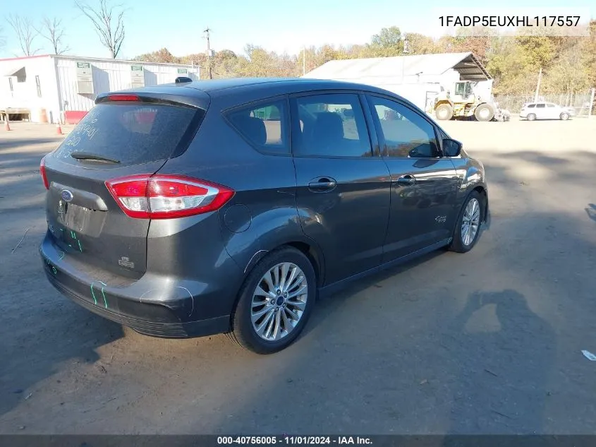 2017 Ford C-Max Energi Se VIN: 1FADP5EUXHL117557 Lot: 40756005