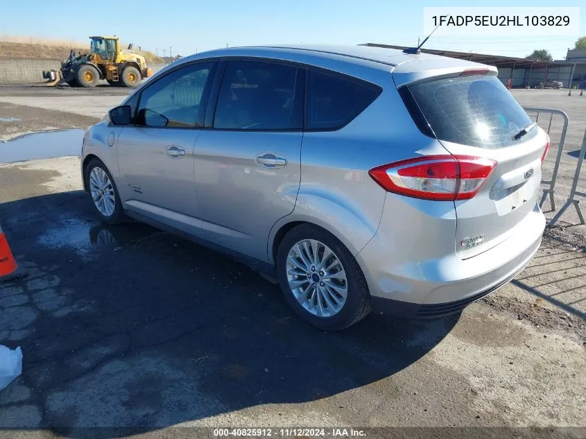 2017 Ford C-Max Energi Se VIN: 1FADP5EU2HL103829 Lot: 40825912