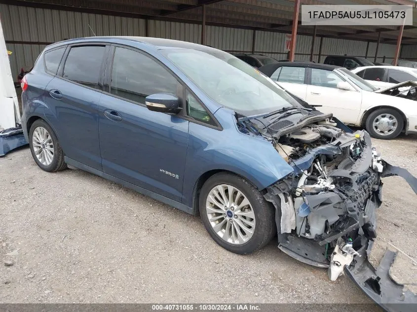 2018 Ford C-Max Hybrid Se VIN: 1FADP5AU5JL105473 Lot: 40731055