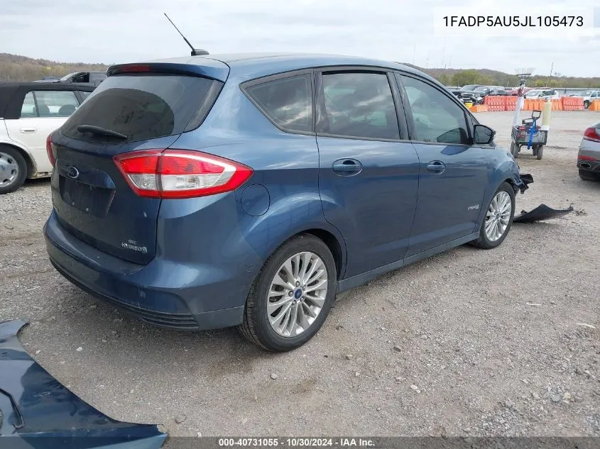 2018 Ford C-Max Hybrid Se VIN: 1FADP5AU5JL105473 Lot: 40731055