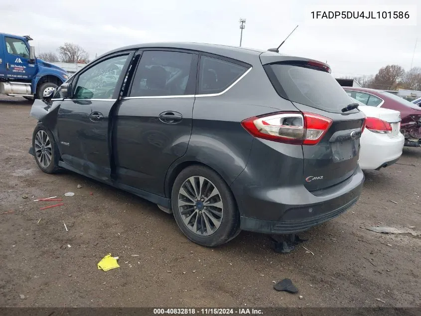 2018 Ford C-Max Hybrid Titanium VIN: 1FADP5DU4JL101586 Lot: 40832818