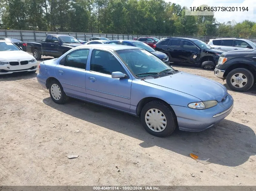 1FALP6537SK201194 1995 Ford Contour Gl