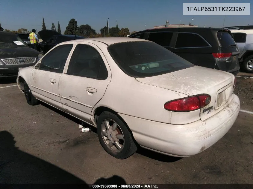 1996 Ford Contour Gl/Sport VIN: 1FALP6531TK223967 Lot: 39593308