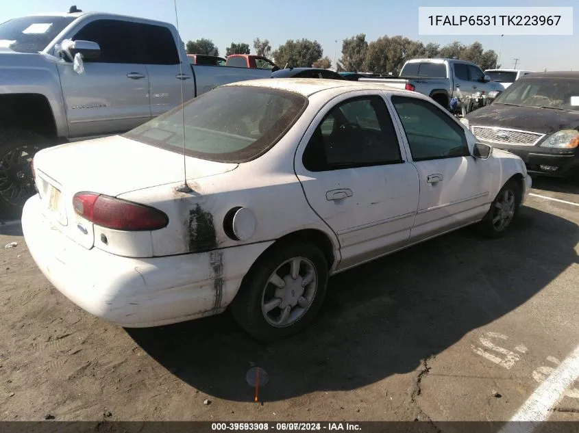 1996 Ford Contour Gl/Sport VIN: 1FALP6531TK223967 Lot: 39593308