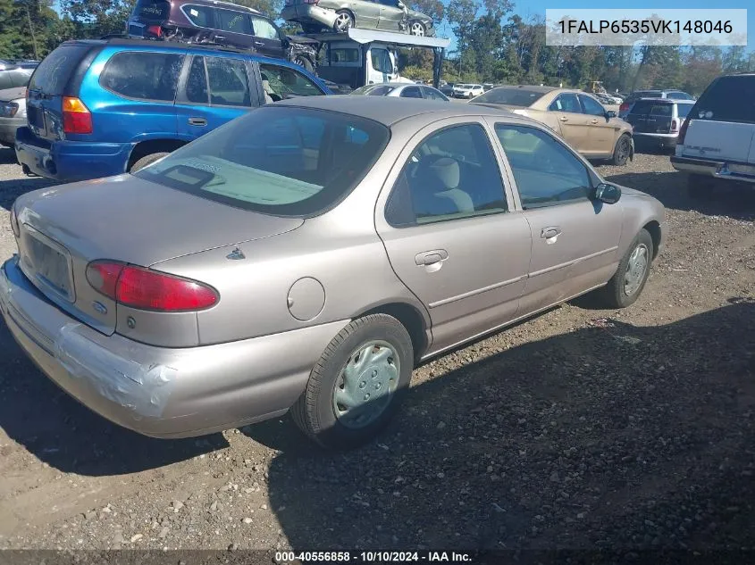 1997 Ford Contour Gl VIN: 1FALP6535VK148046 Lot: 40556858