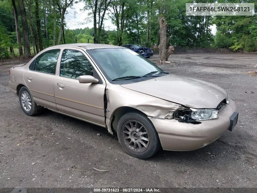 1998 Ford Contour VIN: 1FAFP66L5WK268121 Lot: 39731623