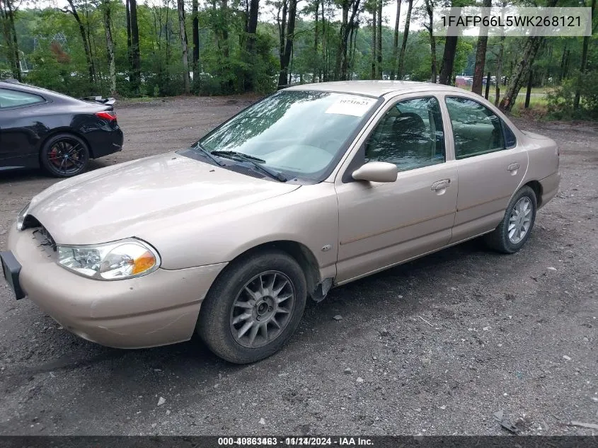 1998 Ford Contour VIN: 1FAFP66L5WK268121 Lot: 40863463