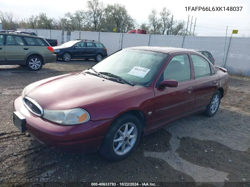 1FAFP66L6XK148037 1999 Ford Contour Se