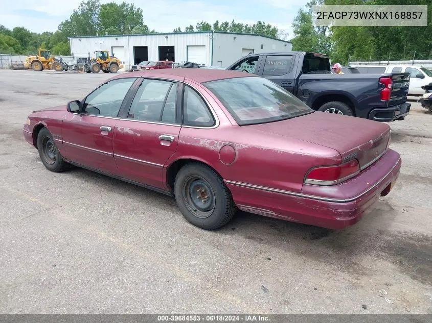 1992 Ford Crown Victoria VIN: 2FACP73WXNX168857 Lot: 39684553