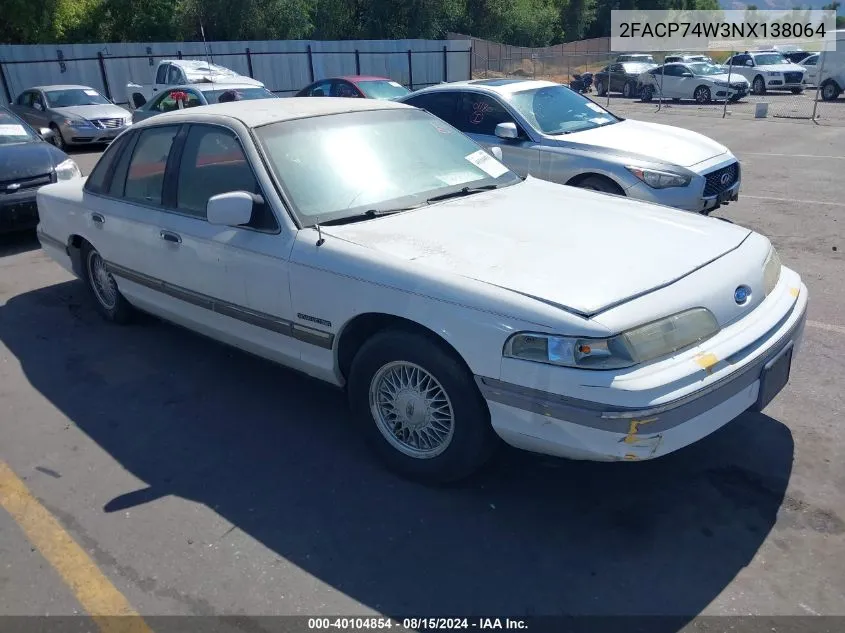 2FACP74W3NX138064 1992 Ford Crown Victoria Lx