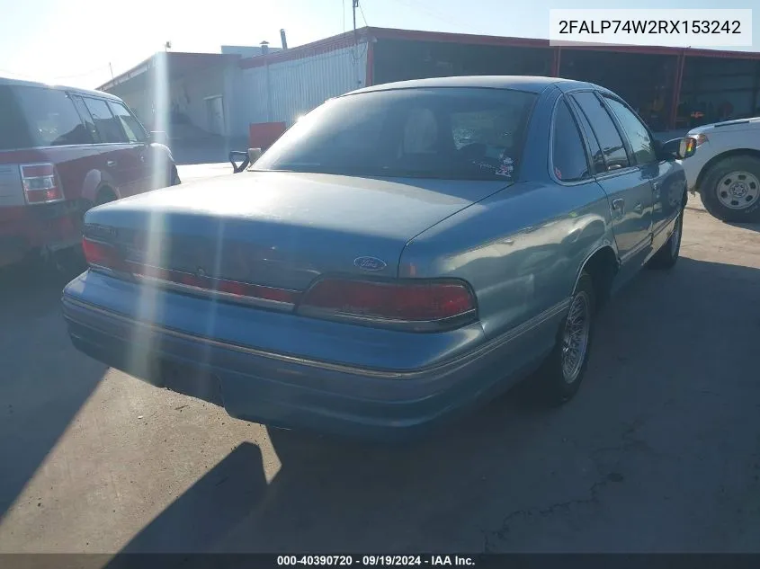 1994 Ford Crown Victoria Lx VIN: 2FALP74W2RX153242 Lot: 40390720