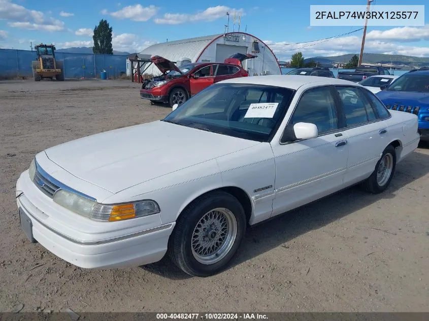 1994 Ford Crown Victoria Lx VIN: 2FALP74W3RX125577 Lot: 40482477