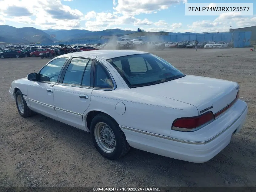 1994 Ford Crown Victoria Lx VIN: 2FALP74W3RX125577 Lot: 40482477