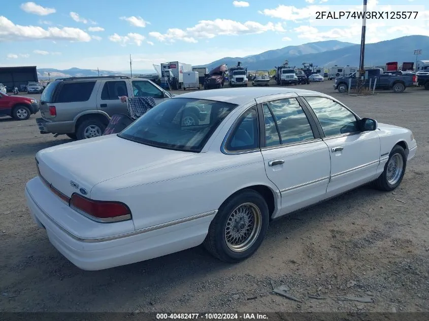 1994 Ford Crown Victoria Lx VIN: 2FALP74W3RX125577 Lot: 40482477