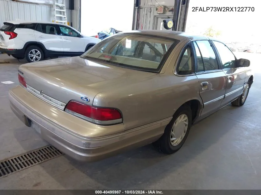 1994 Ford Crown Victoria VIN: 2FALP73W2RX122770 Lot: 40495987