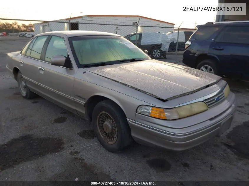 1994 Ford Crown Victoria Lx VIN: 2FALP74W5RX167121 Lot: 40727403