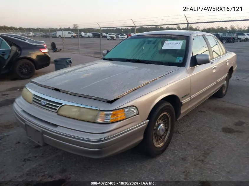 1994 Ford Crown Victoria Lx VIN: 2FALP74W5RX167121 Lot: 40727403