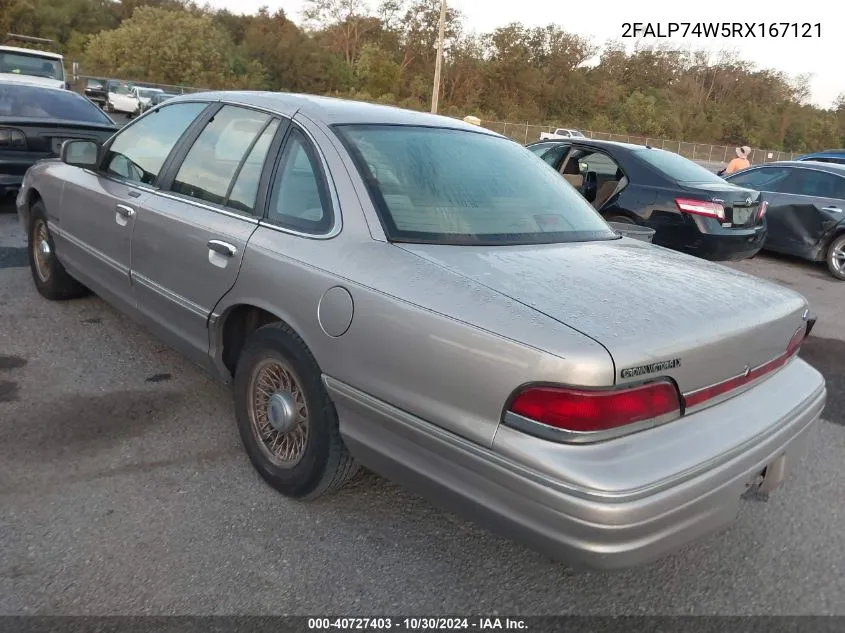 1994 Ford Crown Victoria Lx VIN: 2FALP74W5RX167121 Lot: 40727403