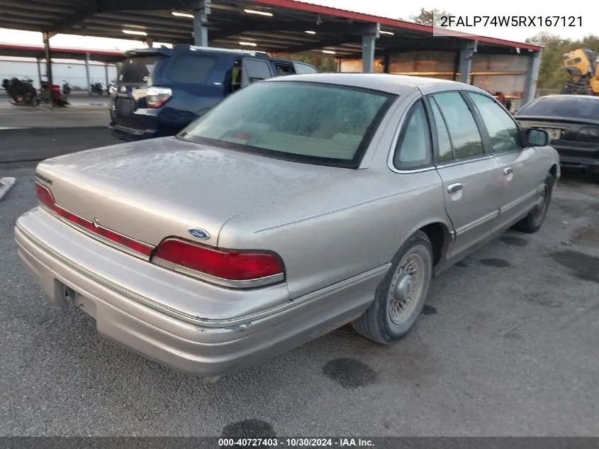 1994 Ford Crown Victoria Lx VIN: 2FALP74W5RX167121 Lot: 40727403