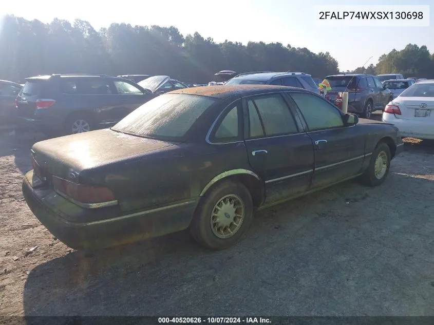 1995 Ford Crown Victoria Lx VIN: 2FALP74WXSX130698 Lot: 40520626