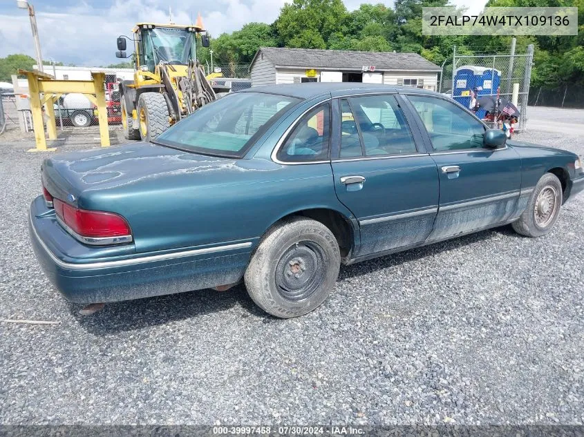 2FALP74W4TX109136 1996 Ford Crown Victoria Lx