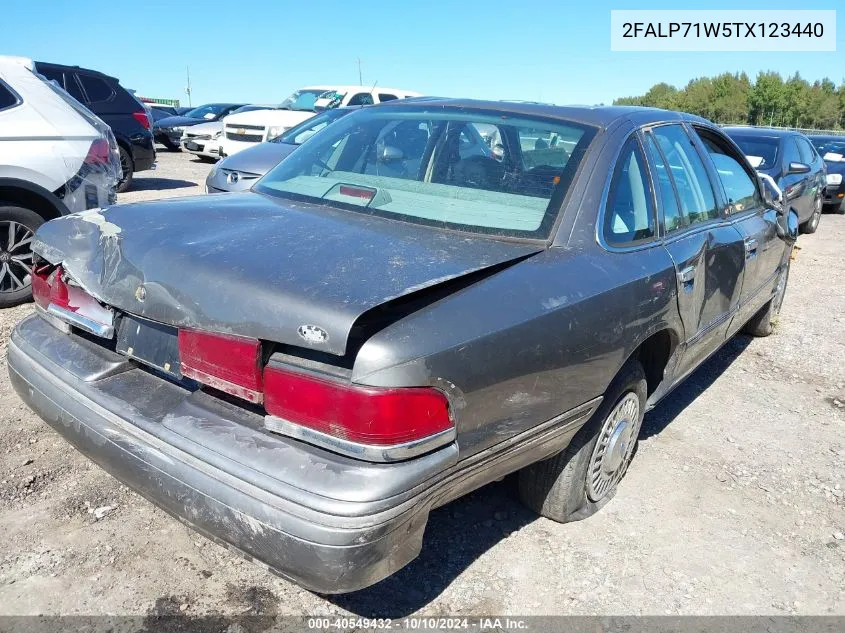 1996 Ford Crown Victoria Police Interceptor VIN: 2FALP71W5TX123440 Lot: 40549432